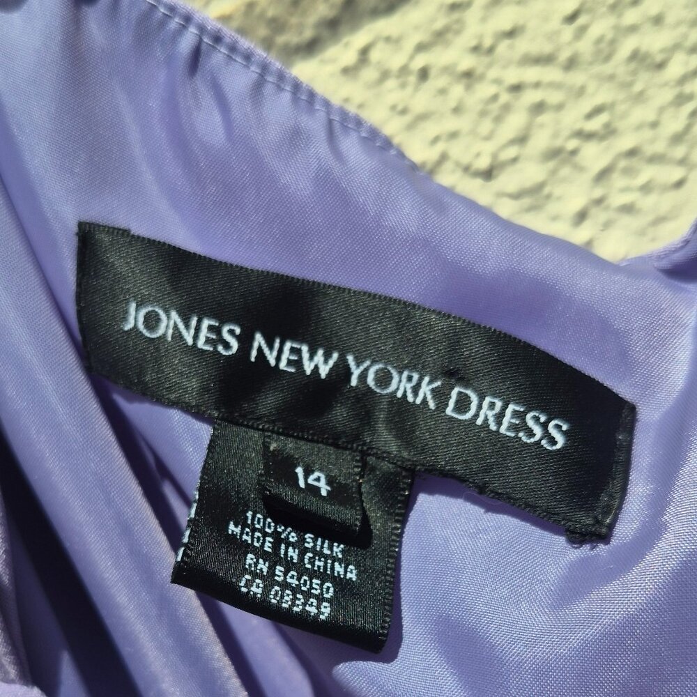 90s/Y2K Style Silk Flowy Maxi Dress Gown Size 14 - Picture 16 of 16